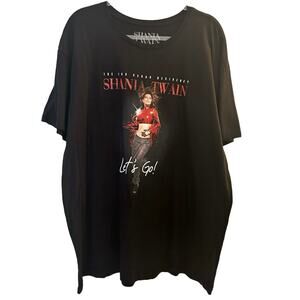 Shania Twain Las Vegas Residency Canceled Tour Dates Graphic Tee Plus Size 2X